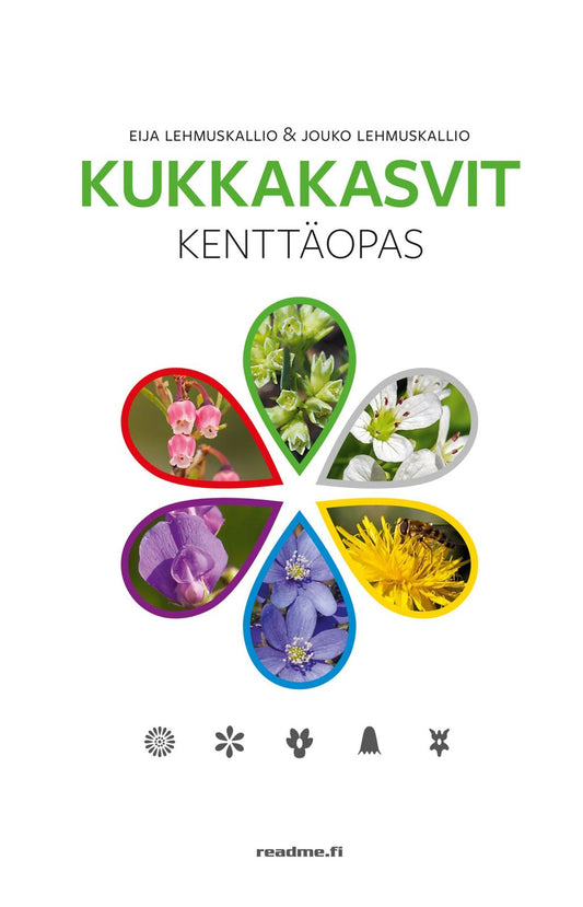 Etukansi. Eija Lehmuskallio. Jouko Lehmuskallio. Kukkakasvit - Kenttäopas.