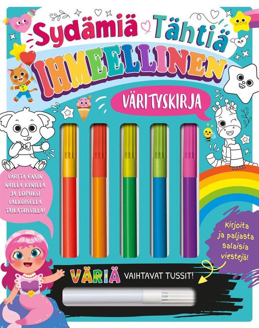 Etukansi. Pamela Barbieri. Ihmeellinen värityskirja.