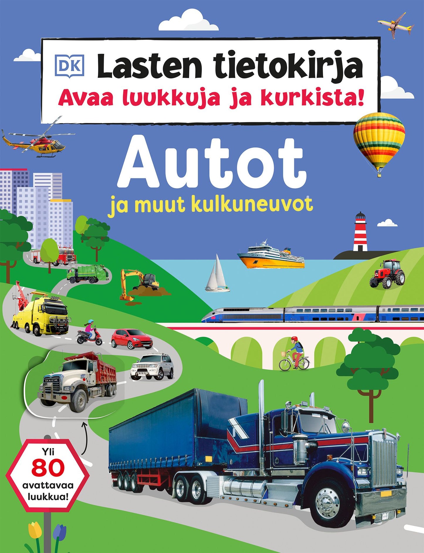 Lasten tietokirja - Autot ja muut kulkuneuvot