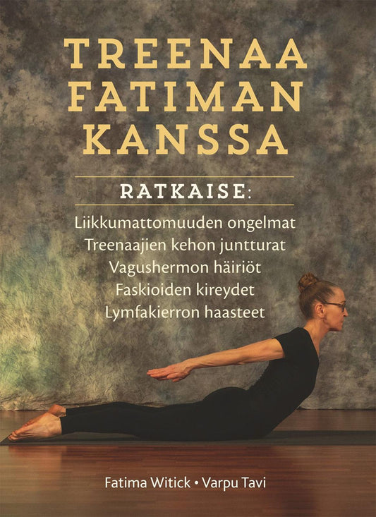 Etukansi. Fatima Witick. Varpu Tavi. Treenaa Fatiman kanssa.