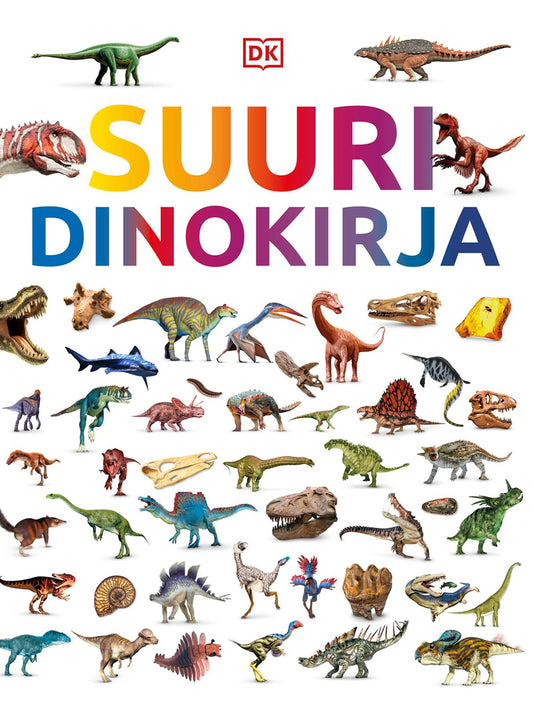Etukansi. Dorling Kindersley. Suuri Dinokirja.