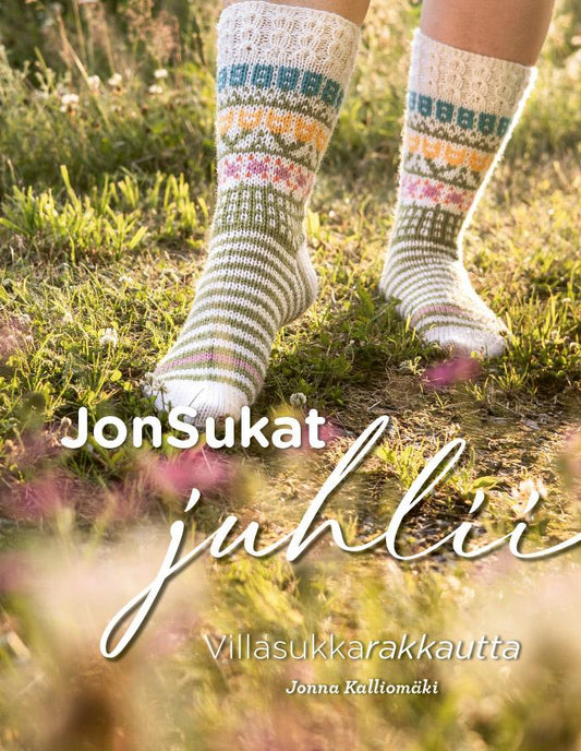Etukansi. Jonna Kalliomäki. Jonsukat juhlii - Villasukkarakkautta.