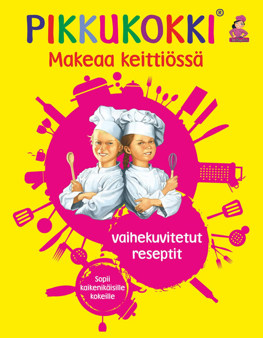 Etukansi. Kati Jaakonen. Pikkukokki - Makeaa keittiössä - Laajennettu painos.
