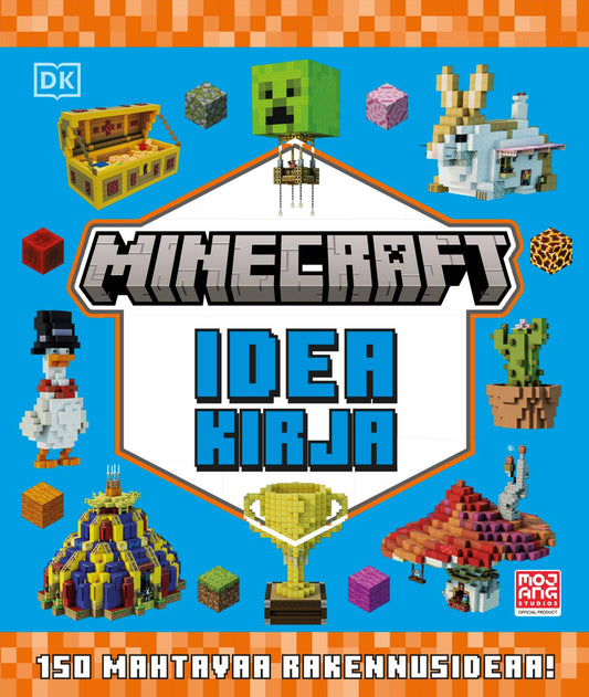 Etukansi. Dorling Kindersley. Minecraft ideakirja.