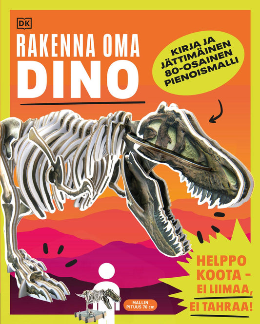 Etukansi. Dorling Kindersley. Rakenna oma Dino - T-Rex.
