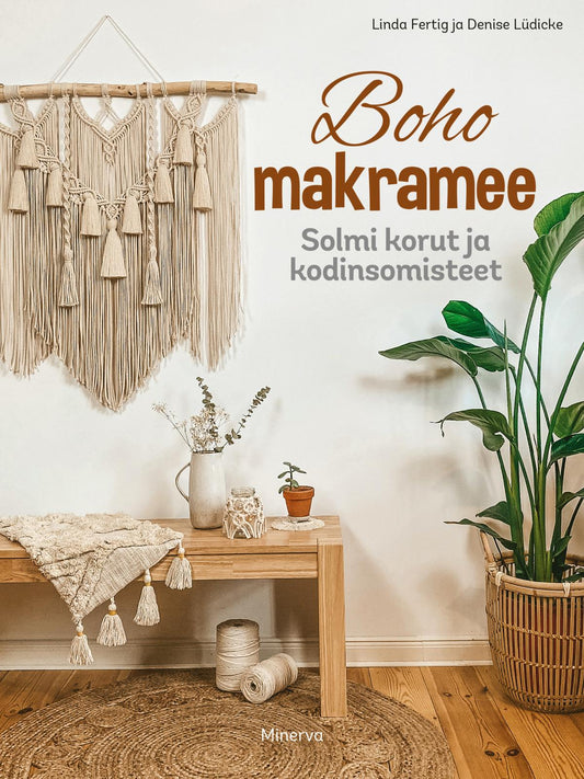 Etukansi. Linda  Fertig. Denise Lüdicke. Boho makramee.