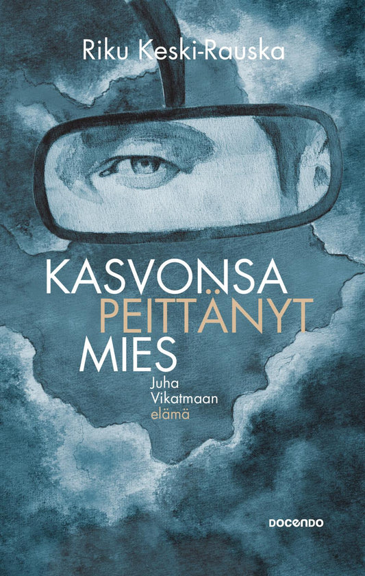 Etukansi. Riku Keski-Rauska. Kasvonsa peittänyt mies.