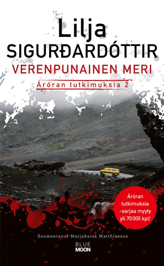 Etukansi. Lilja Sigurdardóttir. Verenpunainen meri.