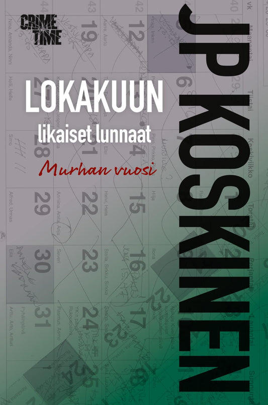 Etukansi. JP Koskinen. Lokakuun likaiset lunnaat.