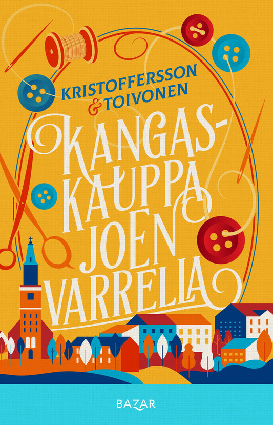 Etukansi. Tiina Kristoffersson. V. M. Toivonen. Kangaskauppa joen varrella.