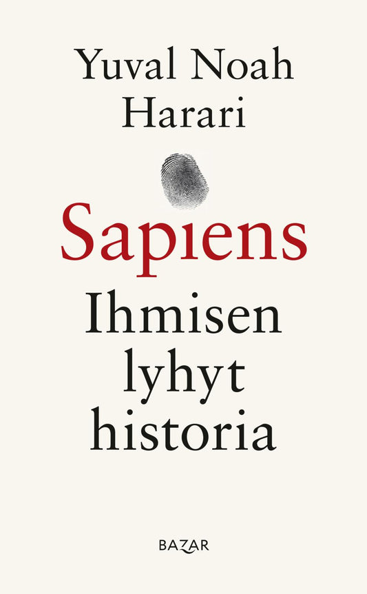 Etukansi. Yuval Noah Harari. Sapiens.