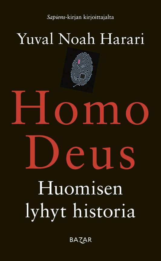 Etukansi. Yuval Noah Harari. Homo deus.