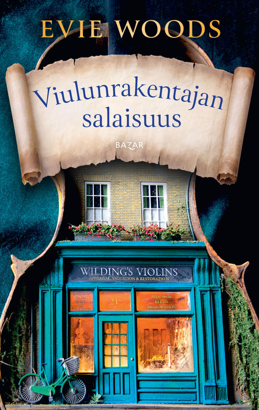 Etukansi. Evie Woods. Viulunrakentajan salaisuus.