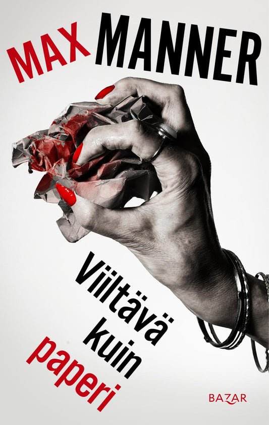 Etukansi. Max Manner. Viiltävä kuin paperi.