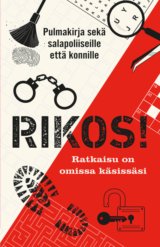 Etukansi. Igloo. RIKOS! Pulmakirja sekä salapoliiseille että konnille  - Ratkaisu on omissa käsissäsi.