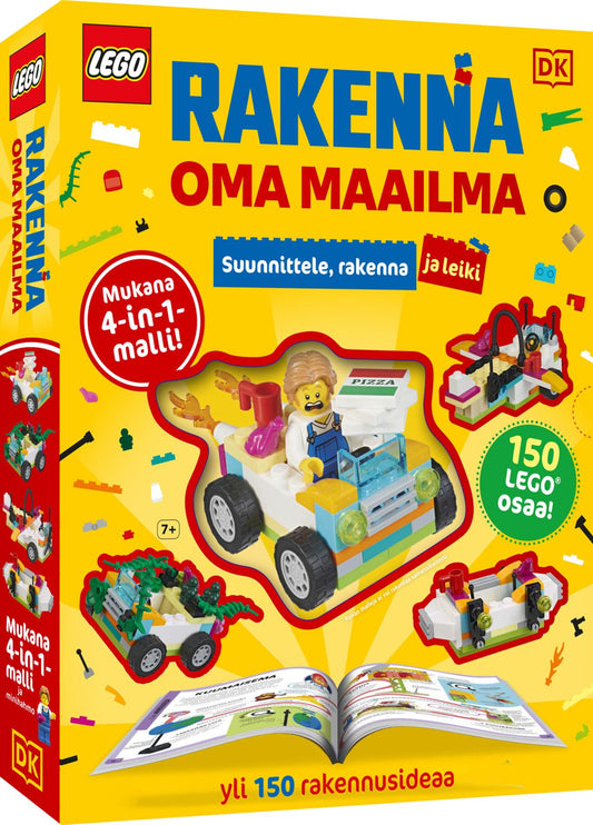 Etukansi. Dorling Kindersley Ltd. Lego rakenna oma maailma.