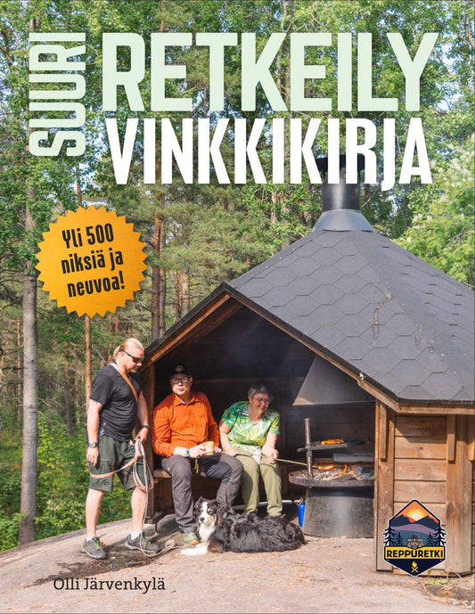 Etukansi. Olli Järvenkylä. Suuri retkeilyvinkkikirja - 2026.