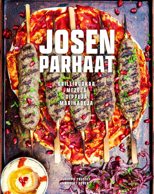 Etukansi. Joseph Youssef. Josen parhaat - Grilliruokaa, mezejä, dippejä, marinadeja.