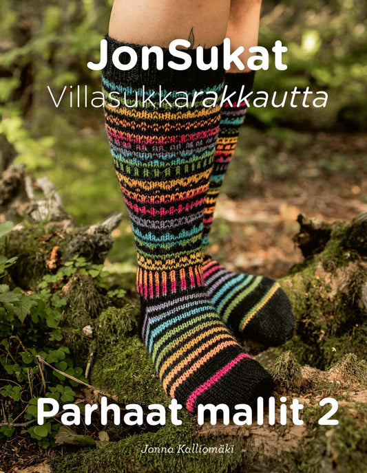 Etukansi. Jonna Kalliomäki. Villasukkarakkautta - Parhaat mallit 2.