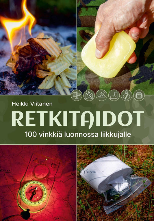Etukansi. Heikki Viitanen. Retkitaidot - 100 vinkkiä luonnossa liikkujalle.