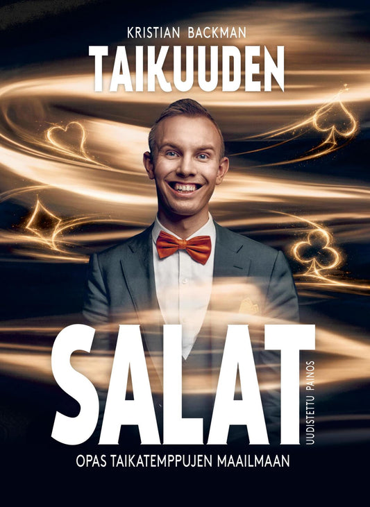 Etukansi. Kristian Backman. Taikuuden salat - Opas taikatemppujen maailmaan.