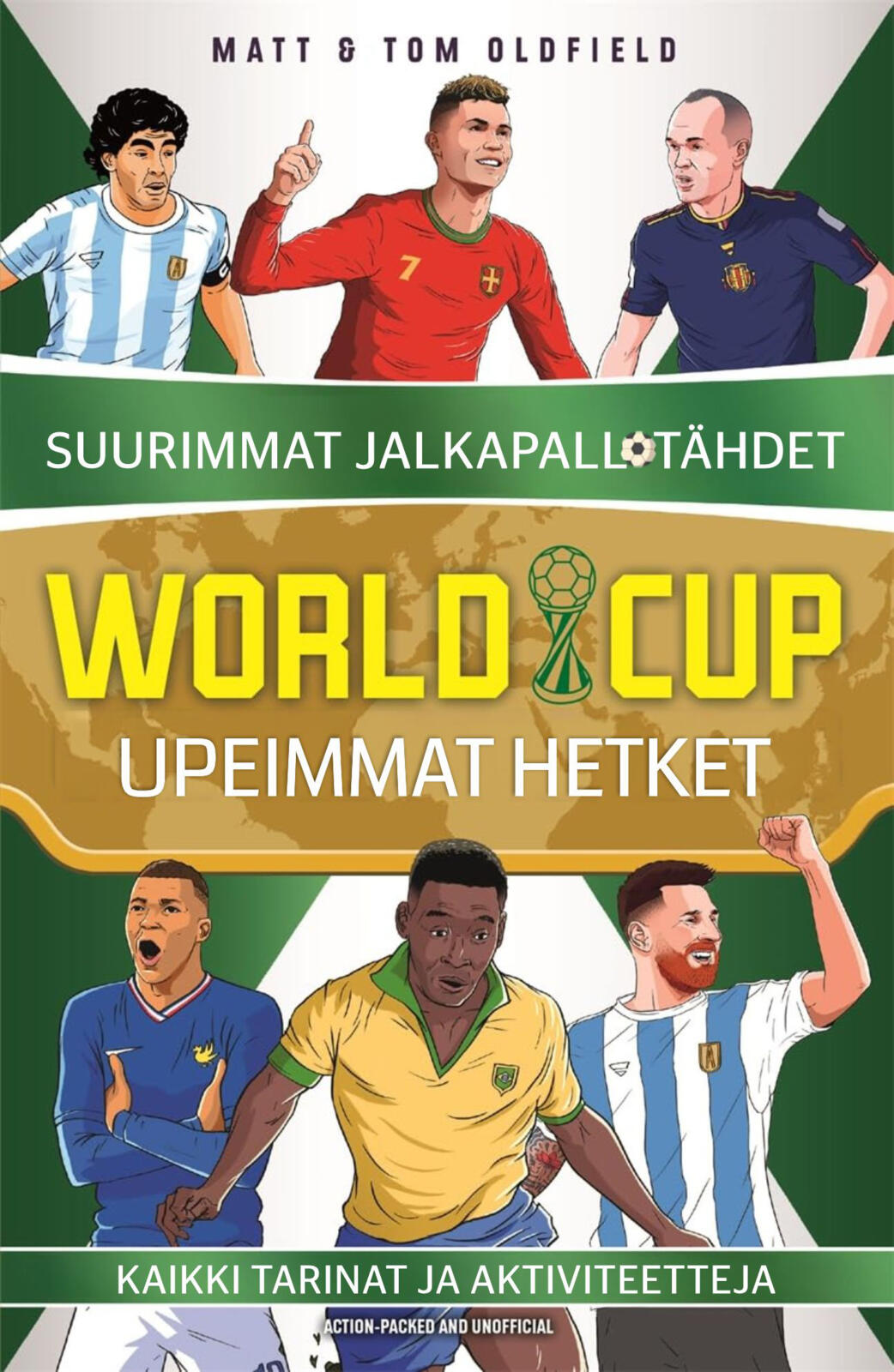 SUURIMMAT JALKAPALLOTÄHDET - WORLD CUP UPEIMMAT HETKET