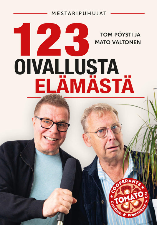 Etukansi. Mato Valtonen. Tom Pöysti. 123 oivallusta elämästä 2026 painos.