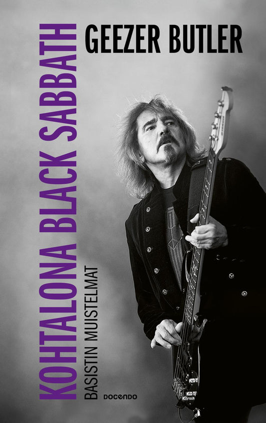 Etukansi. Geezer Butler. Kohtalona Black Sabbath.