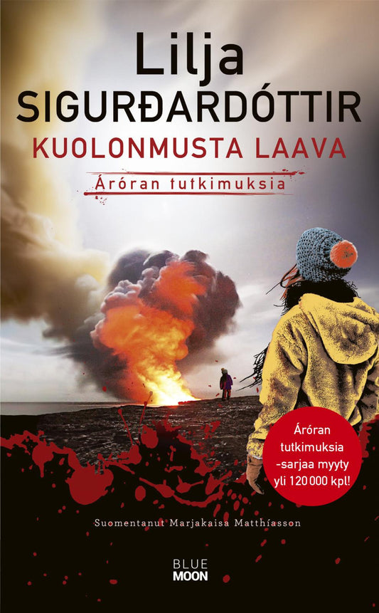 Etukansi. Lilja Sigurdardóttir. Kuolonmusta laava.