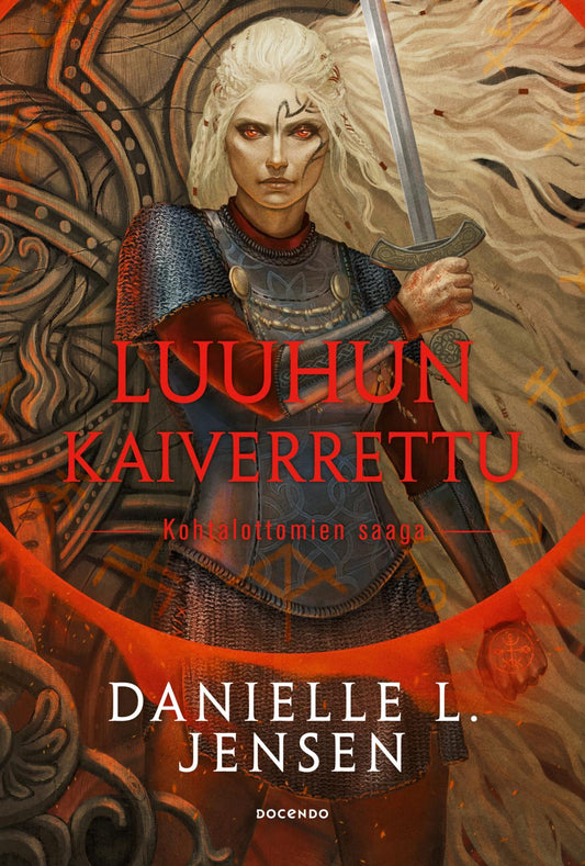 Etukansi. Danielle L. Jensen. Luuhun kaiverrettu.