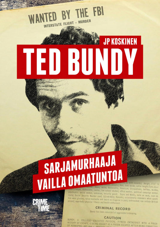 Etukansi. JP Koskinen. Ted Bundy.