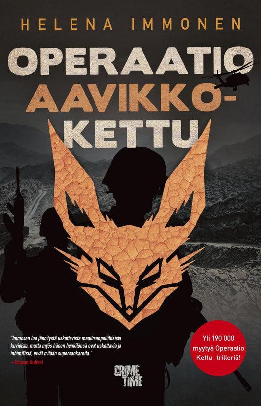 Etukansi. Helena Immonen. Operaatio Aavikkokettu.