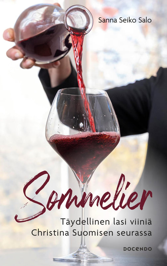 Etukansi. Sanna  Seiko Salo. Sommelier.