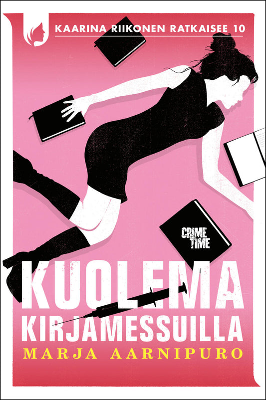 Etukansi. Marja Aarnipuro. Kuolema kirjamessuilla.