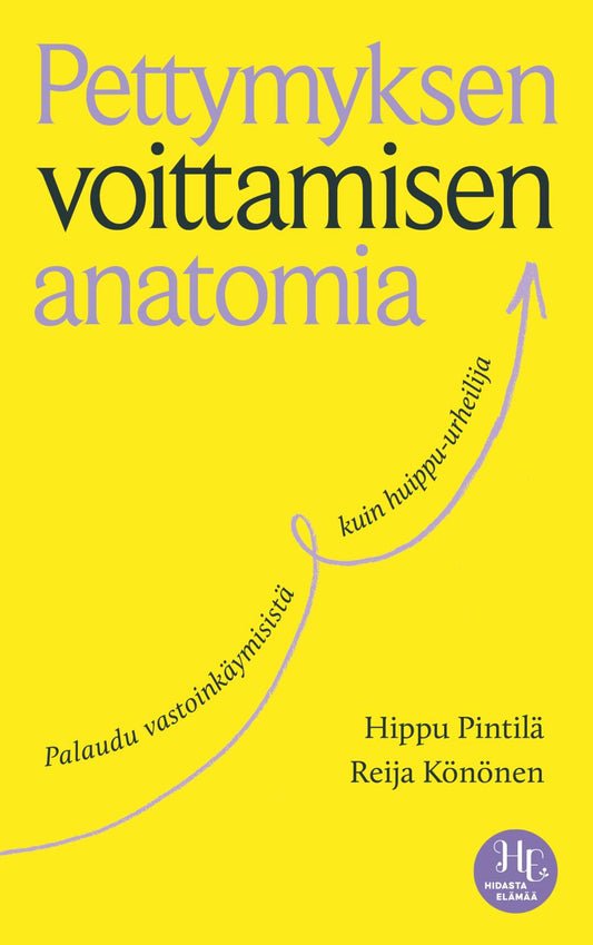 Etukansi. Reija Könönen. Hippu Pintilä. Pettymyksen voittamisen anatomia.
