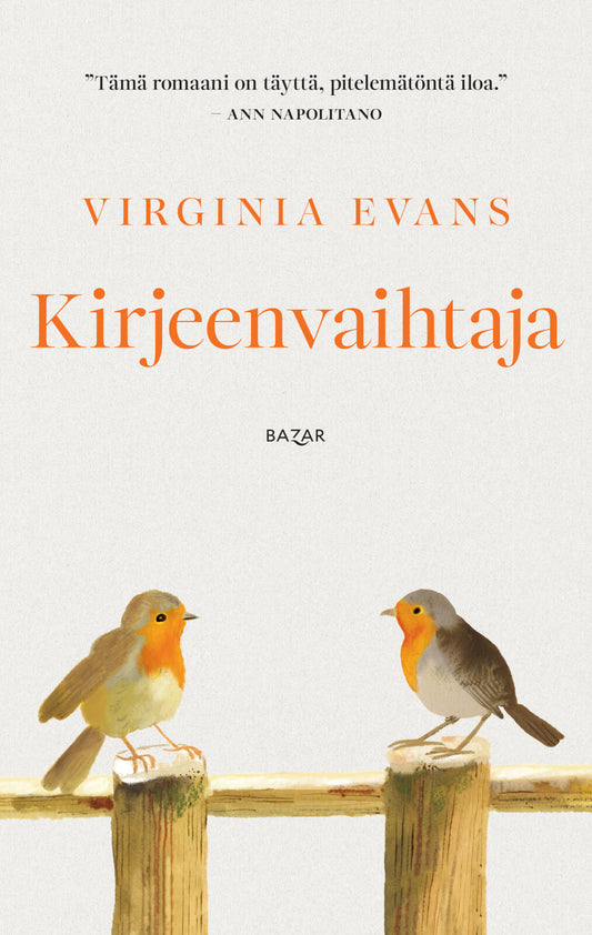 Etukansi. Virginia Evans. Kirjeenvaihtaja.
