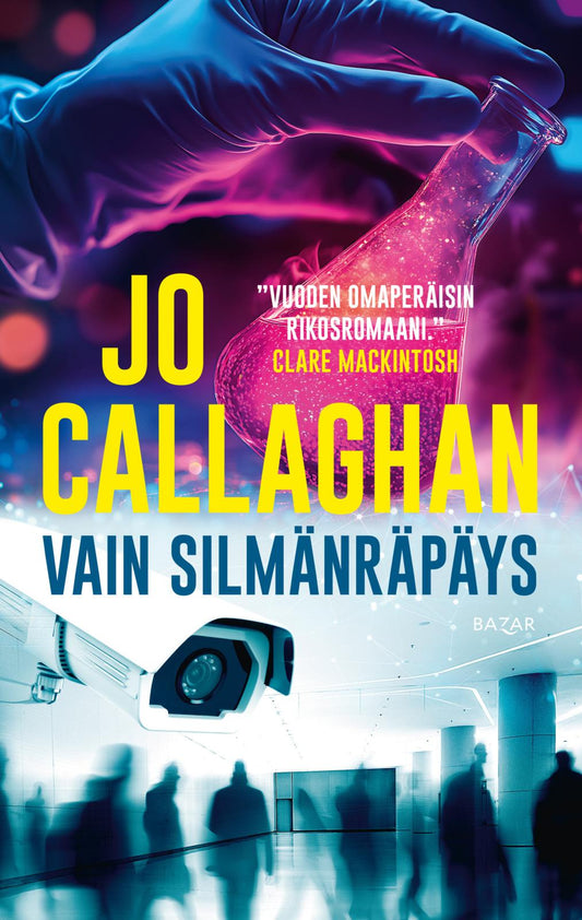 Etukansi. Jo Callaghan. Vain silmänräpäys.