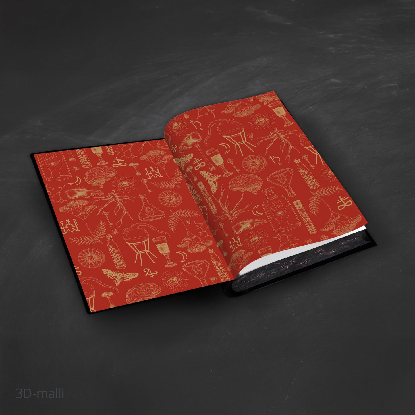 Alchemised-piinattu -kirjatn etulehdet