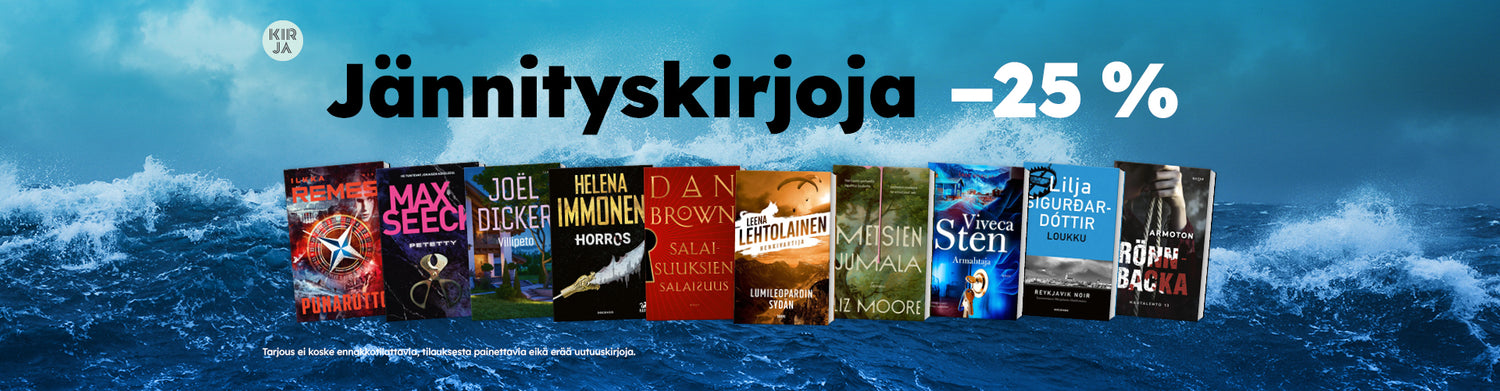 Jännityskirjoja -25 %