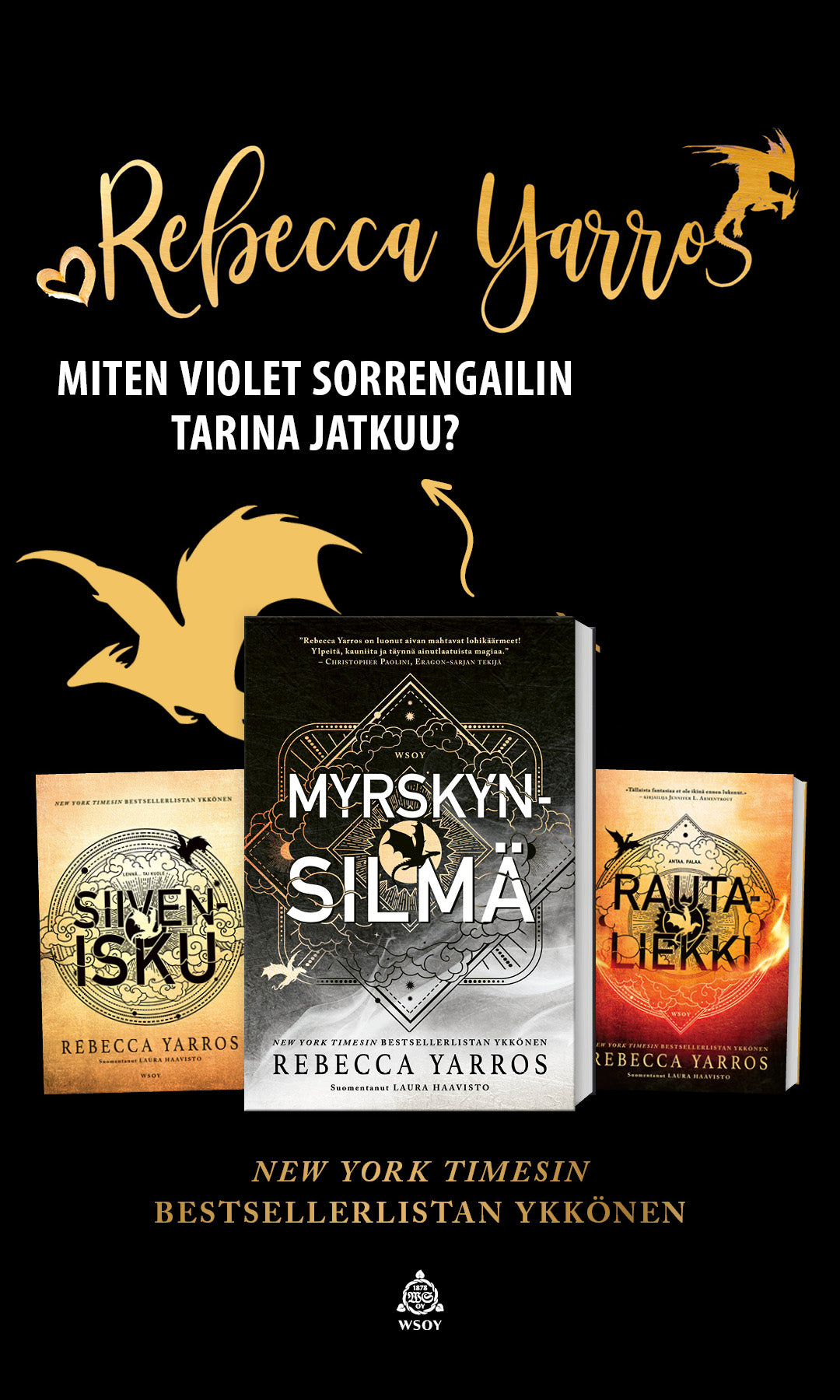 Rebecca Yarroksen kirjat