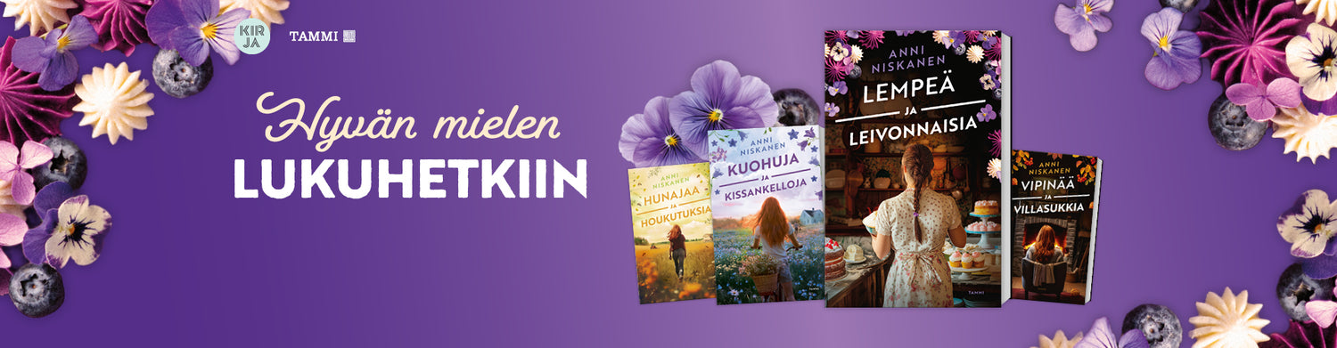 Hyvän mielen lukuhetkiin Lehmuslahti-kirjat