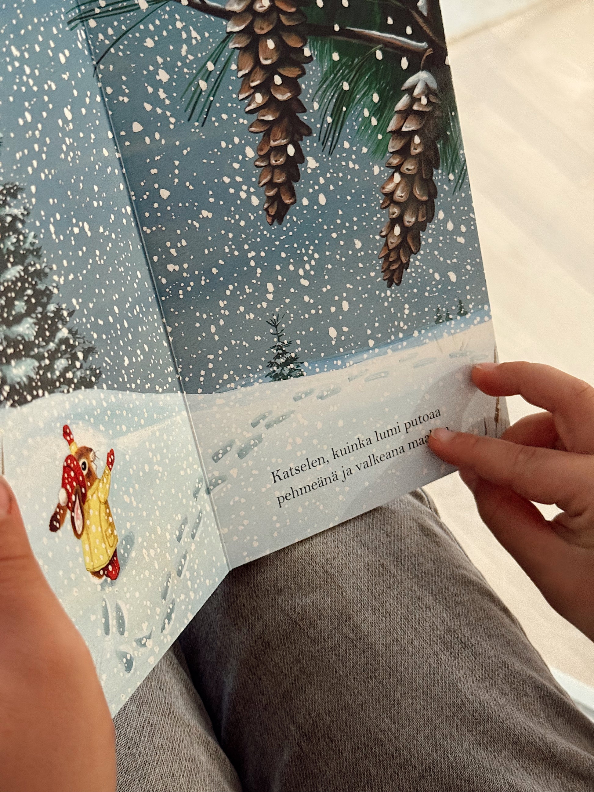 Minä olen Pupu -kirjan aukeama