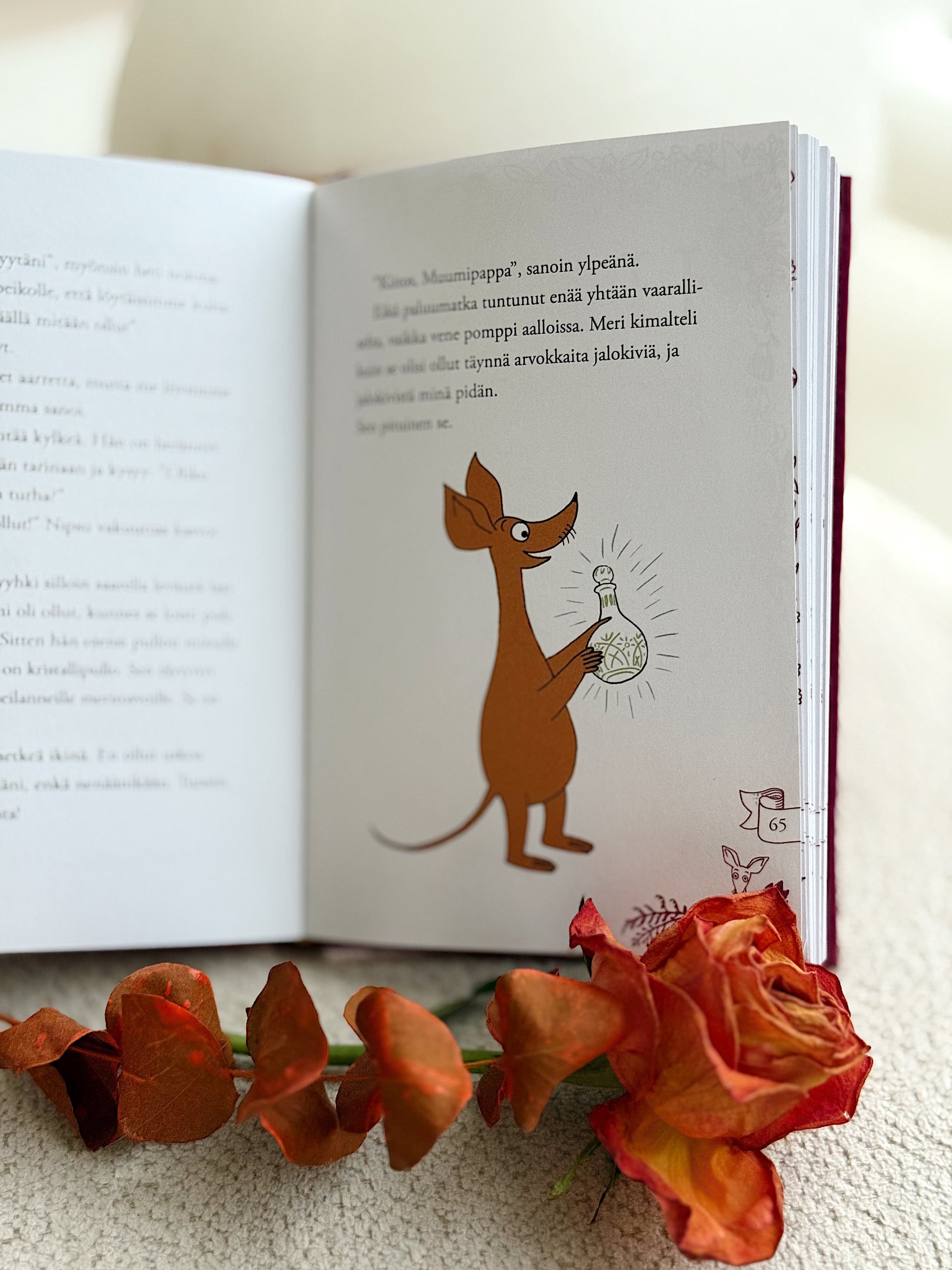 Muumiperheen talviunisadut sisäaukeama