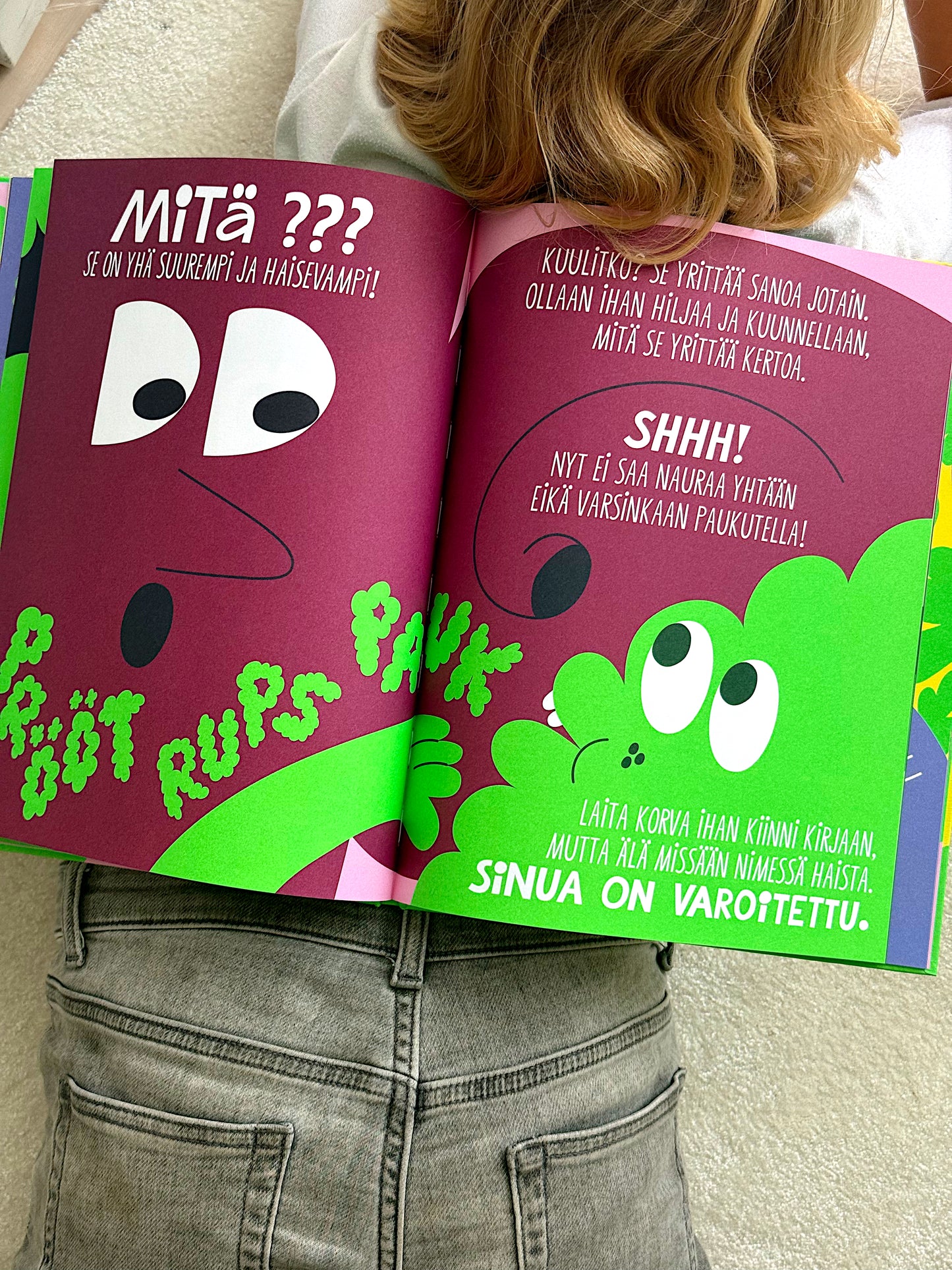 Apua, kirjassani on pieru! -kirja