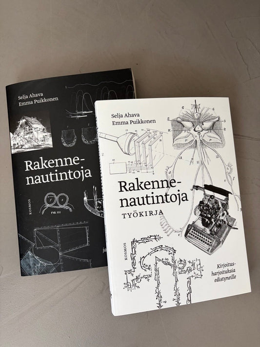Rakennenautintoja-kirjat pakettina