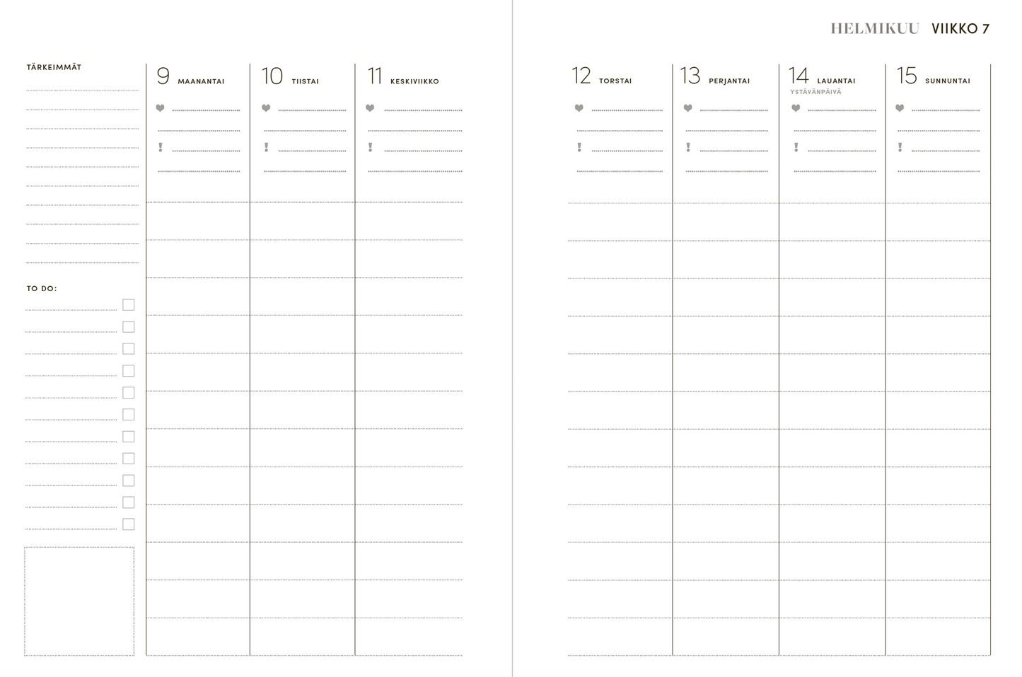Sitan kalenteri 2025 viikkoaukeama