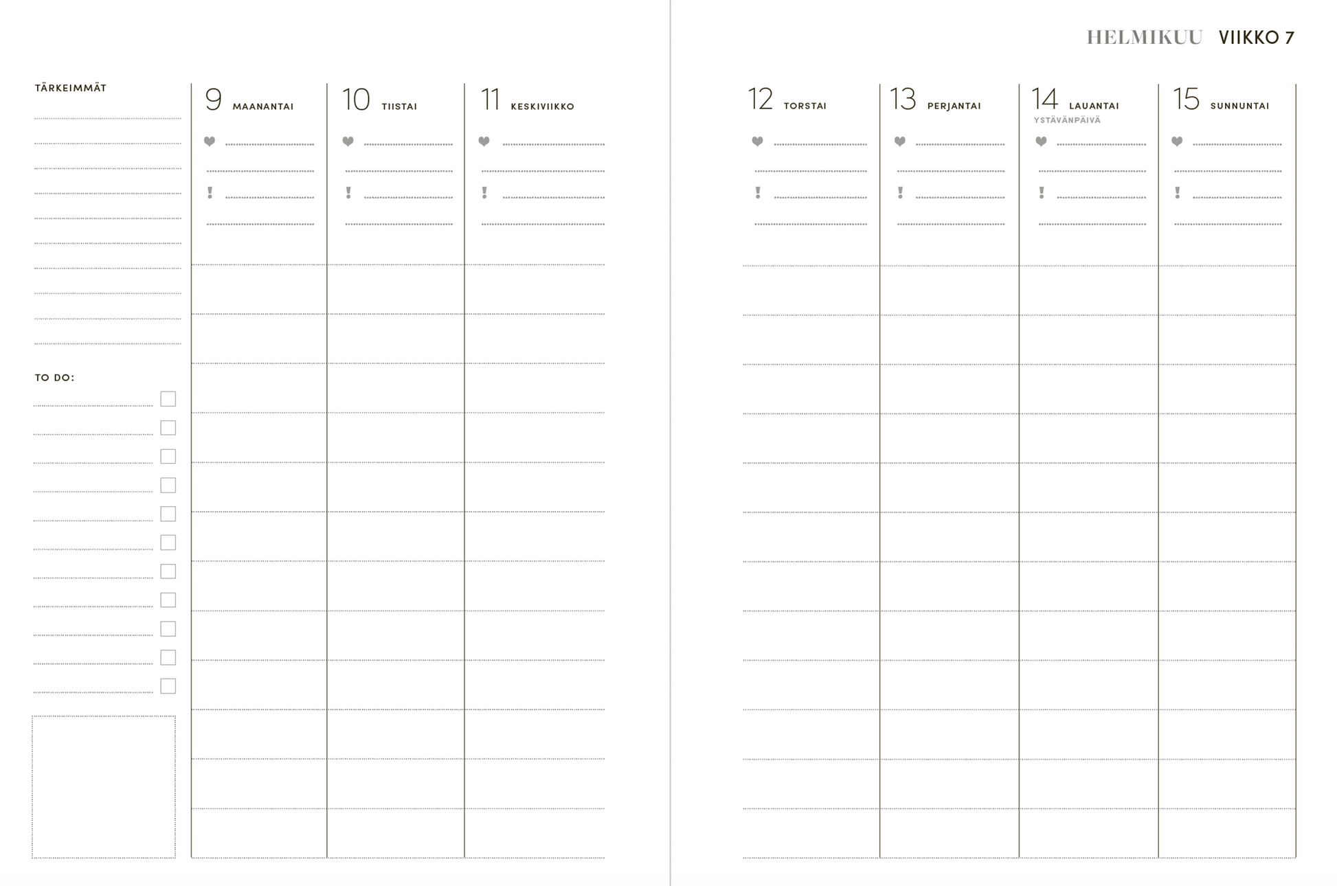 Sitan kalenteri 2025 viikkoaukeama