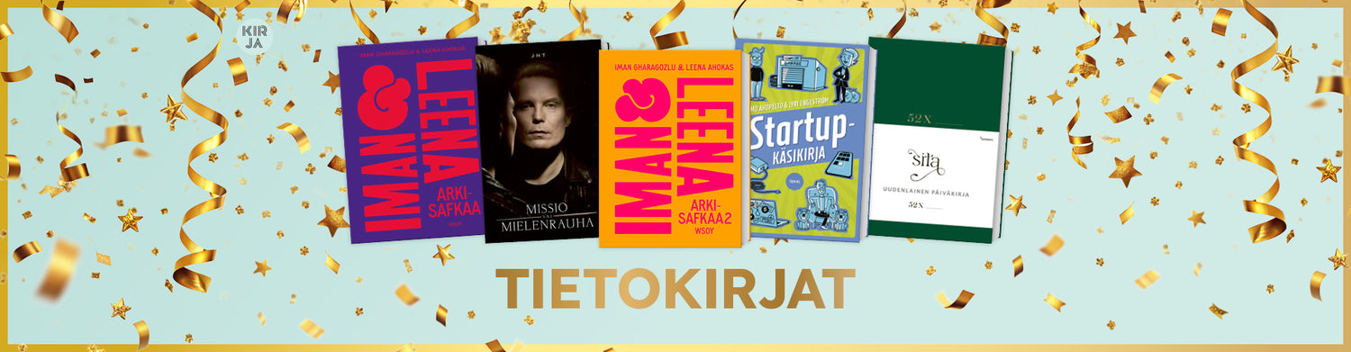 Vuoden 2025 myydyimmät tietokirjat