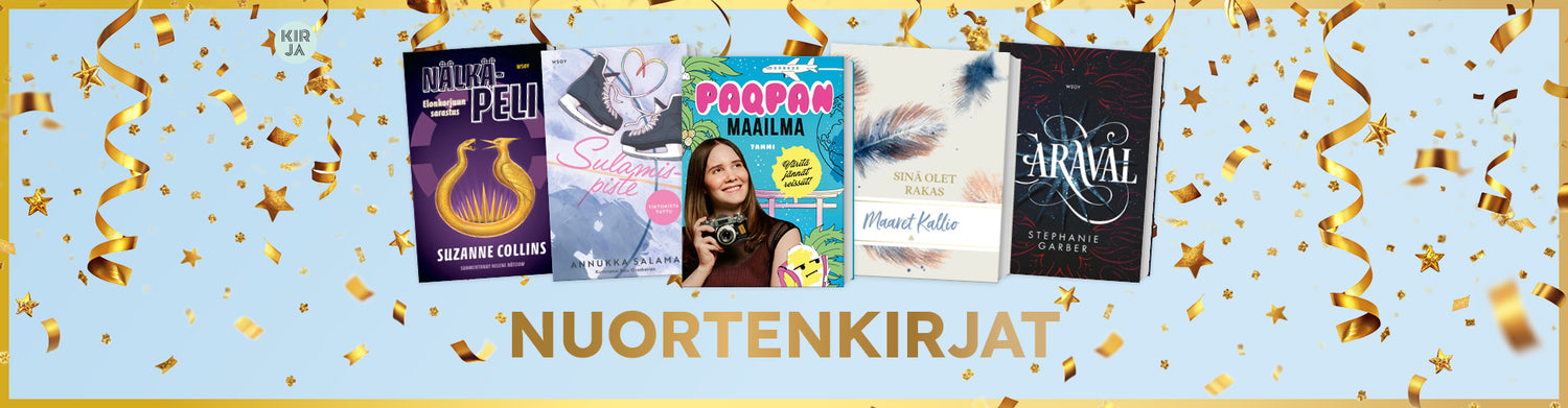 Vuoden 2025 myydyimmät nuortenkirjat