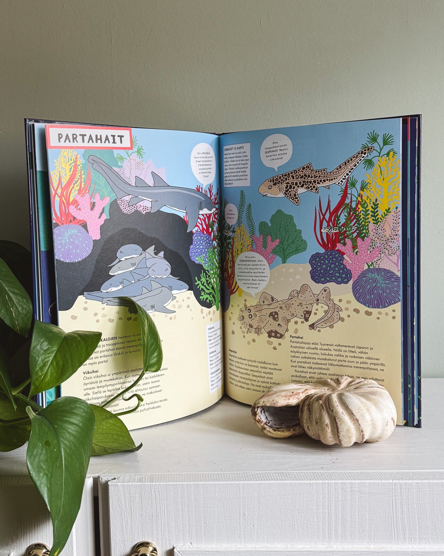 Hait-kirja sisäaukeama